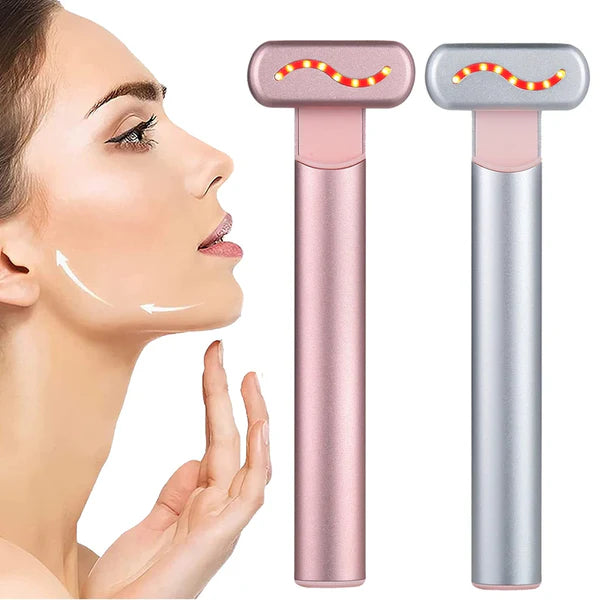 Asombrosa Varita de luz roja con microcorriente para ojos