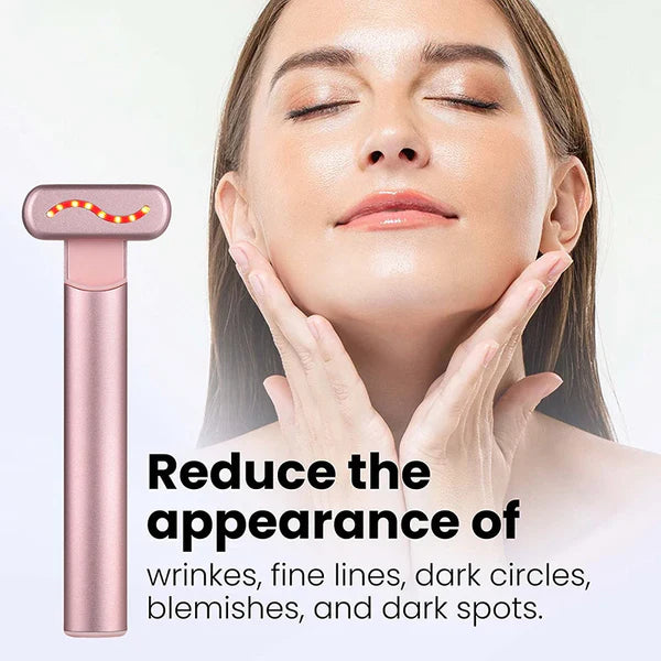 Asombrosa Varita de luz roja con microcorriente para ojos