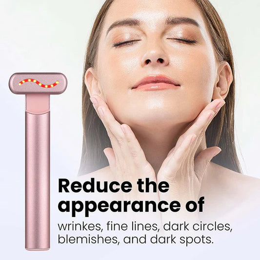 Asombrosa Varita de luz roja con microcorriente para ojos